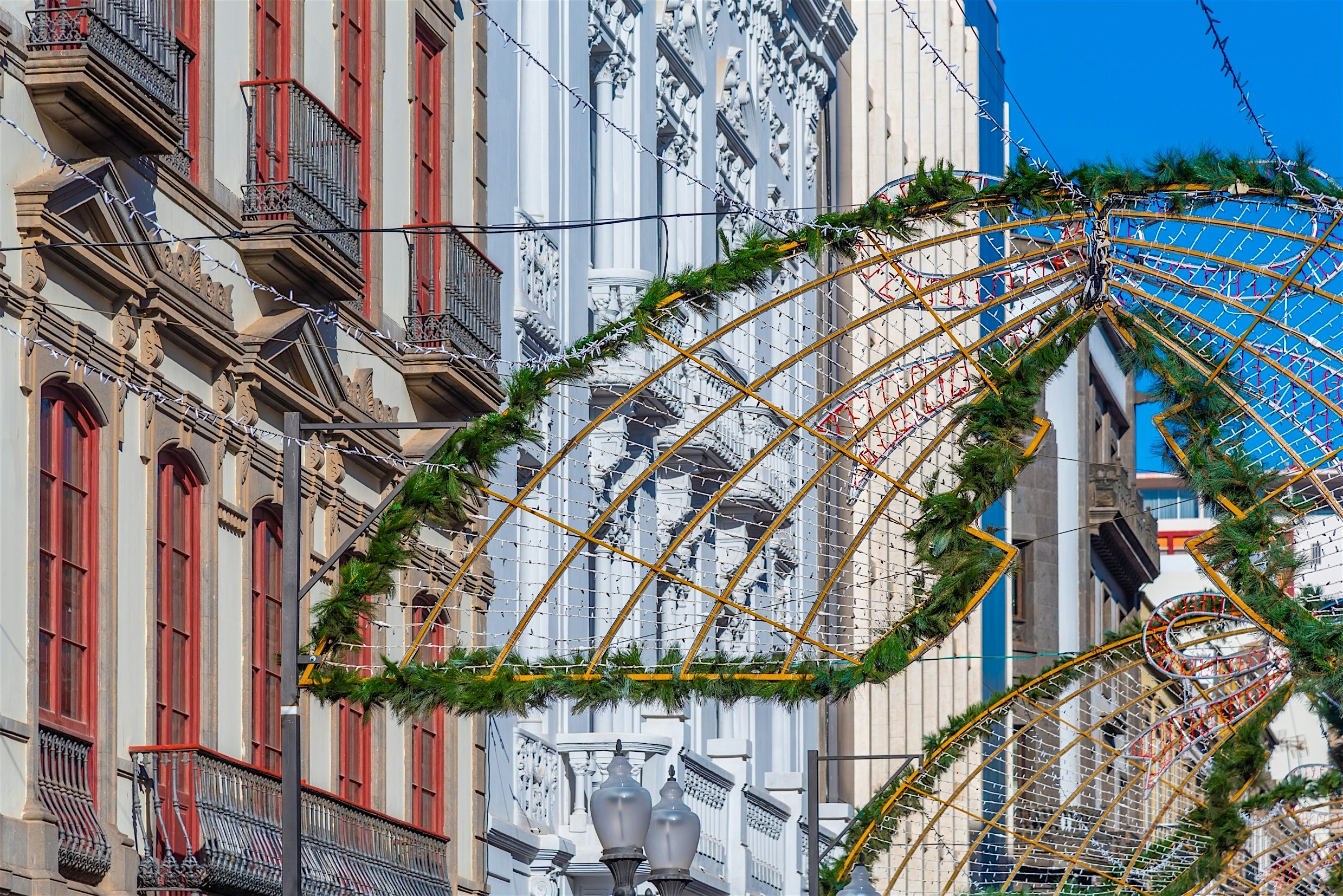 Calle Triana commercial street historic architecture