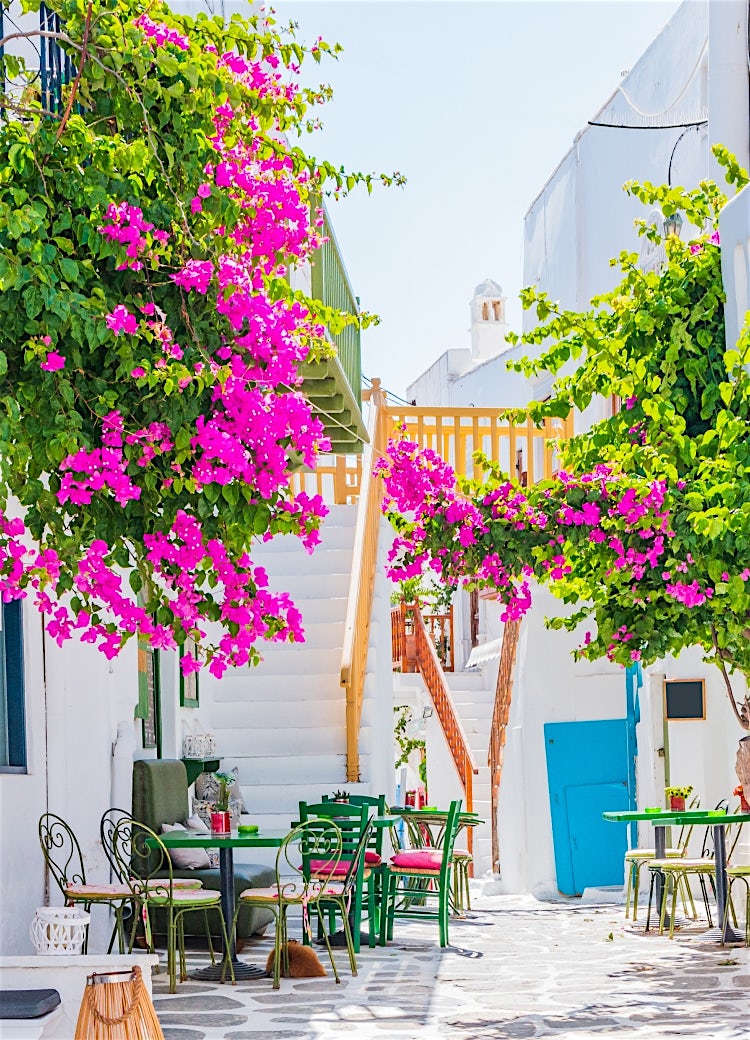 Famous Mykonos town windmills, Mykonos island