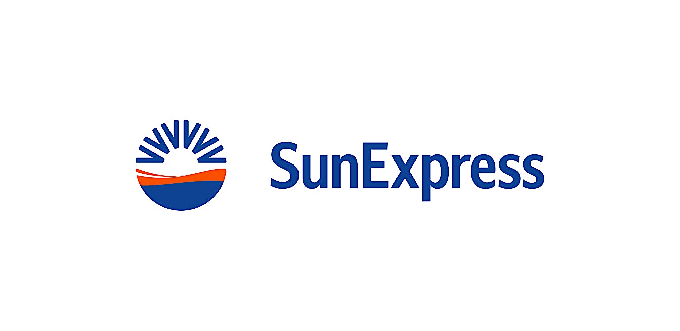 SunExpress airline logo representing flights to Mediterranean destinations, supporting great-value holidays booked with Sundeals.