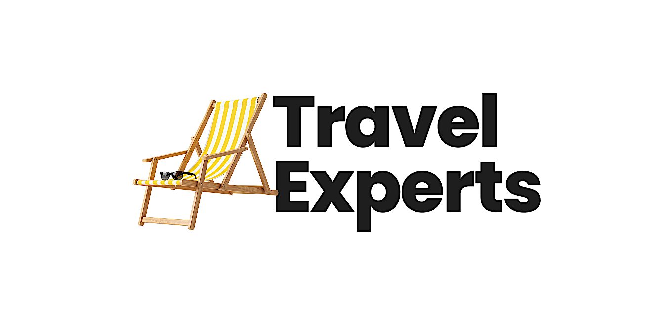 Travel experts message alongside a striped deckchair and sunglasses, reflecting trusted guidance and support for value holidays.